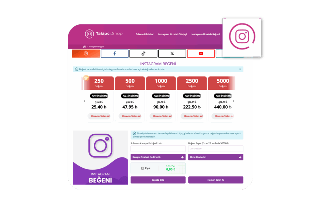 takipçi shop instagram beğeni satın alma