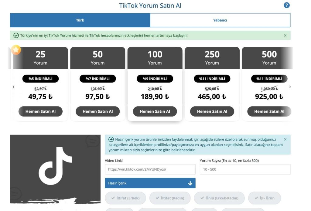 1. Fenomist - En Güvenilir TikTok Yorum Hizmeti