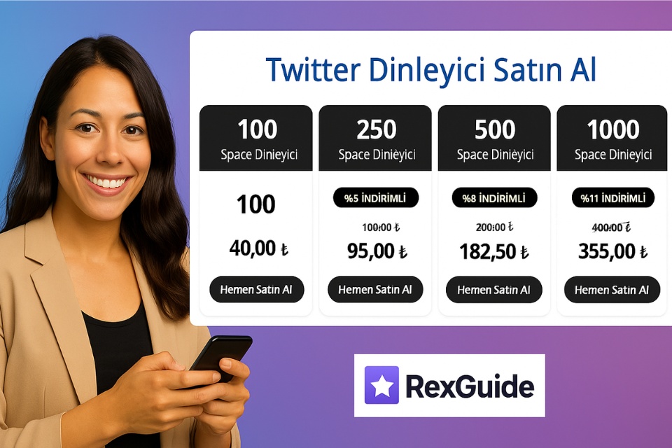 Twitter/ X.com Dinleyici Satın Alınabilecek En İyi 5 Site