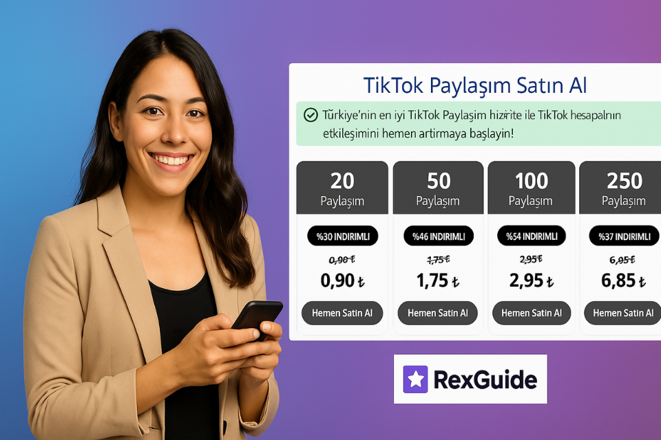 Tiktok Paylaşım Satın Alınabilecek En İyi 5 Site