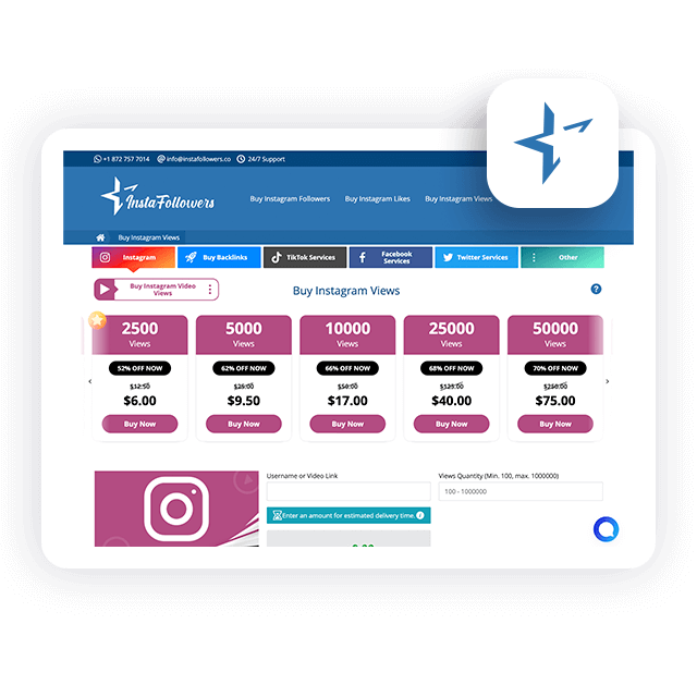 InstaFollowers Instagram Views
