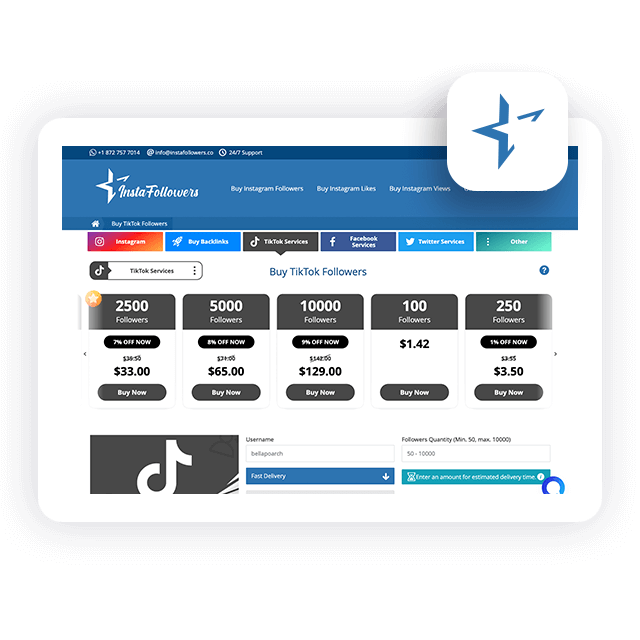 InstaFollowers TikTok Followers
