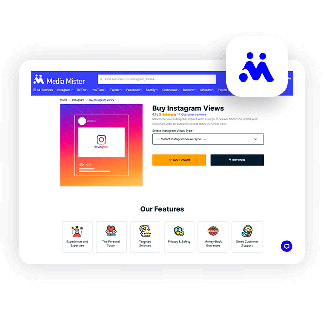 Media Mister Instagram Views