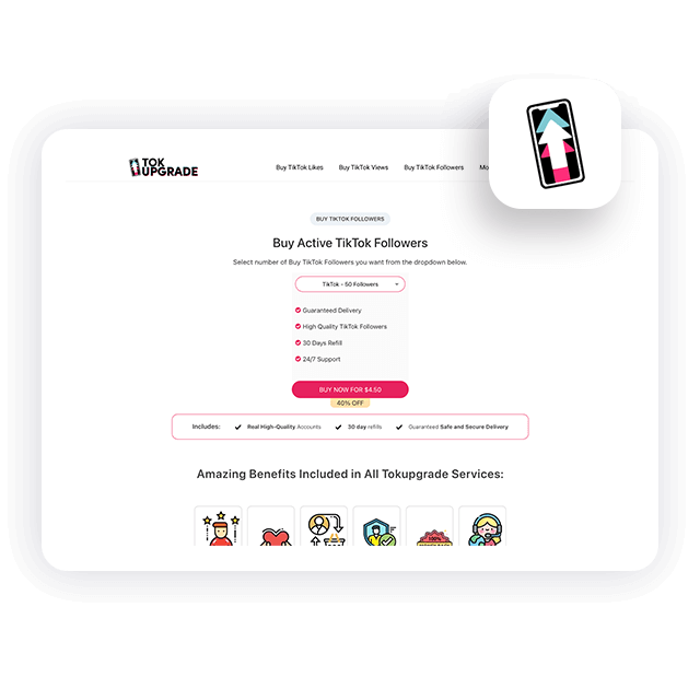 TokUpgrade TikTok Followers