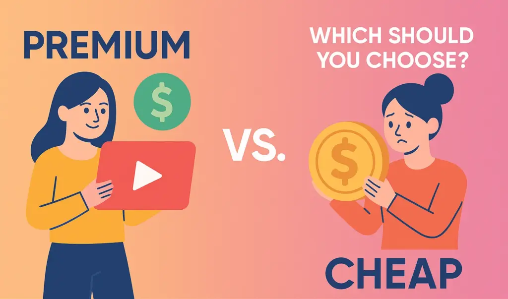 which youtube subscriber services you should choose? Premium or cheap